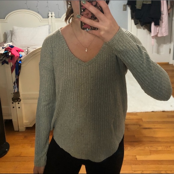 American Eagle Outfitters Tops - Ribbed Long Sleeve